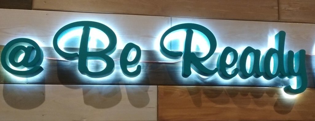 объемные буквы, интерьер, интерьерная реклама,внутренняя реклама